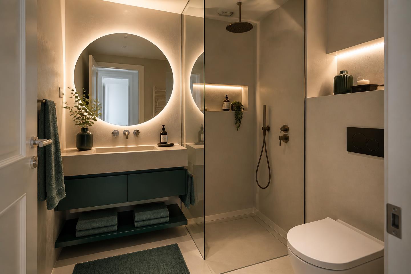 Badezimmer nach der Renovation